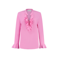 Helena Hart Blouse Ruche Pink