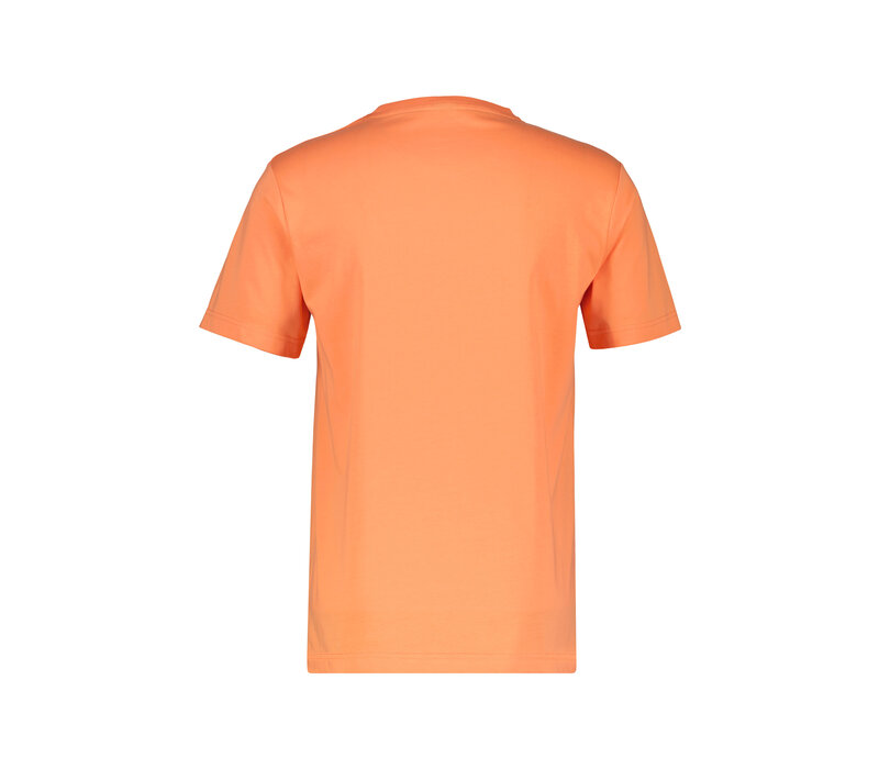 Lerros T-Shirt Serafino Mellow Peach