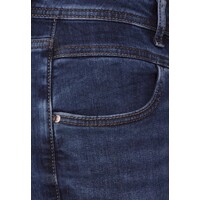 Street One Jane High Waist Mid Indigo Random Wash