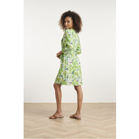 Smashed Lemon Dress White Light Green