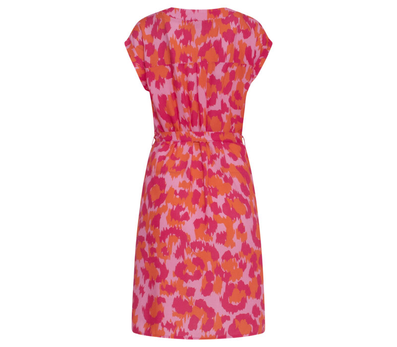 Smashed Lemon Dress Pink Multicolour