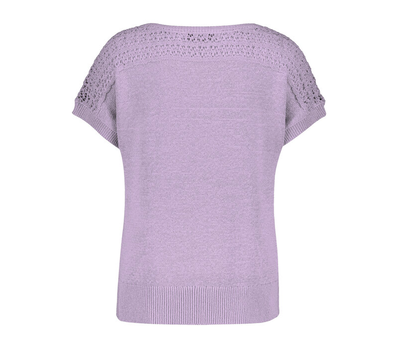 Red Button Jerry Top Soft Lilac