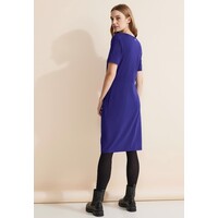 Street One Knot Etui Jersey Dress Intense Royal Blue