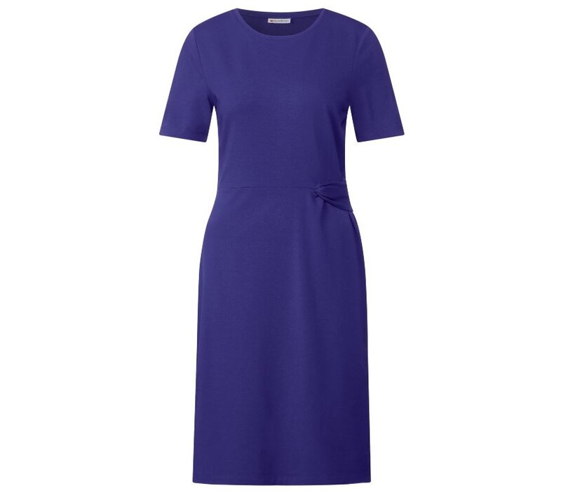 Street One Knot Etui Jersey Dress Intense Royal Blue