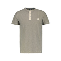 Lerros T-Shirt Serafino Light Dune Beige