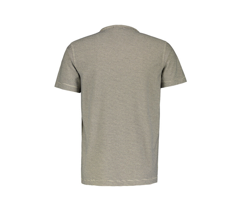 Lerros T-Shirt Serafino Light Dune Beige