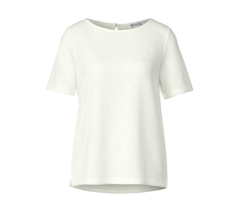 Street One Knit Look Shirt Off White