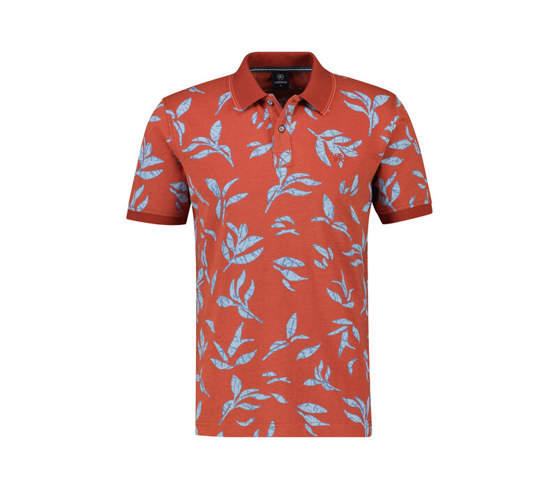 Lerros Polo Deep Coral Red