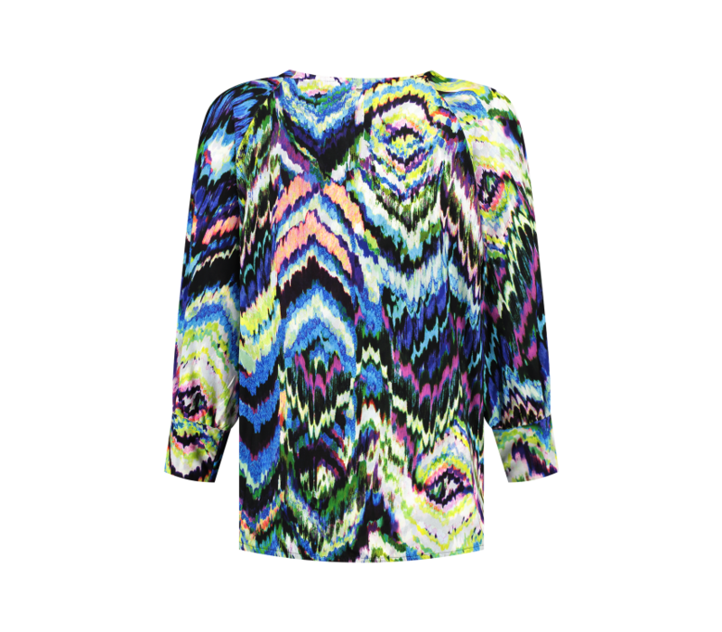 Helena Hart Top Hollie Print Flow Multi-colour