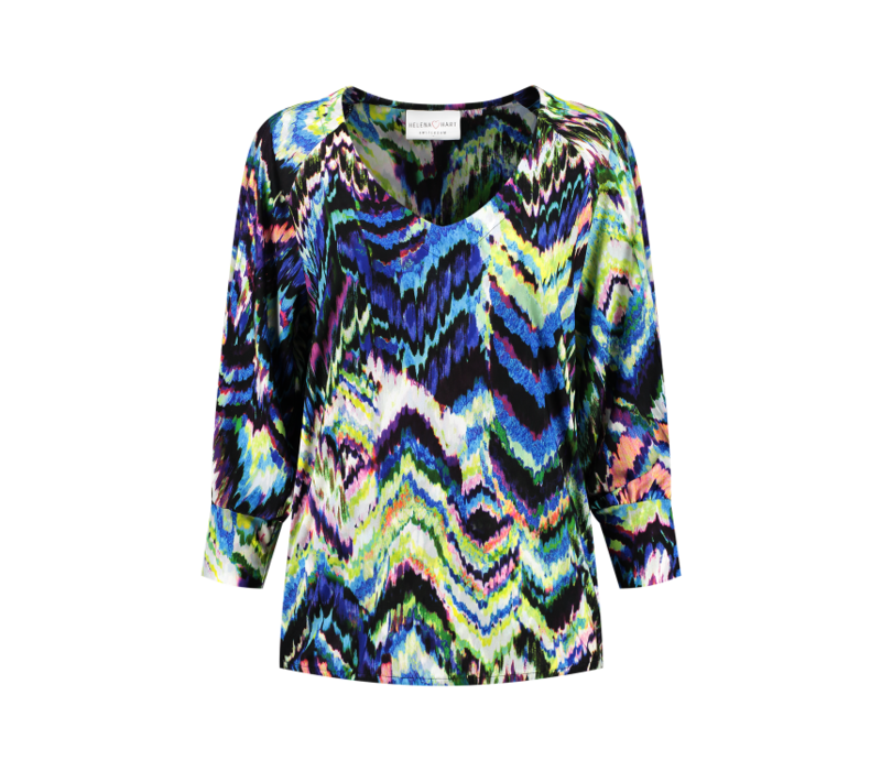 Helena Hart Top Hollie Print Flow Multi-colour