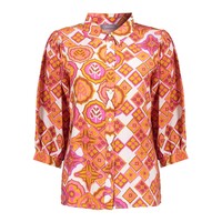 Geisha Blouse Sand Fuchsia