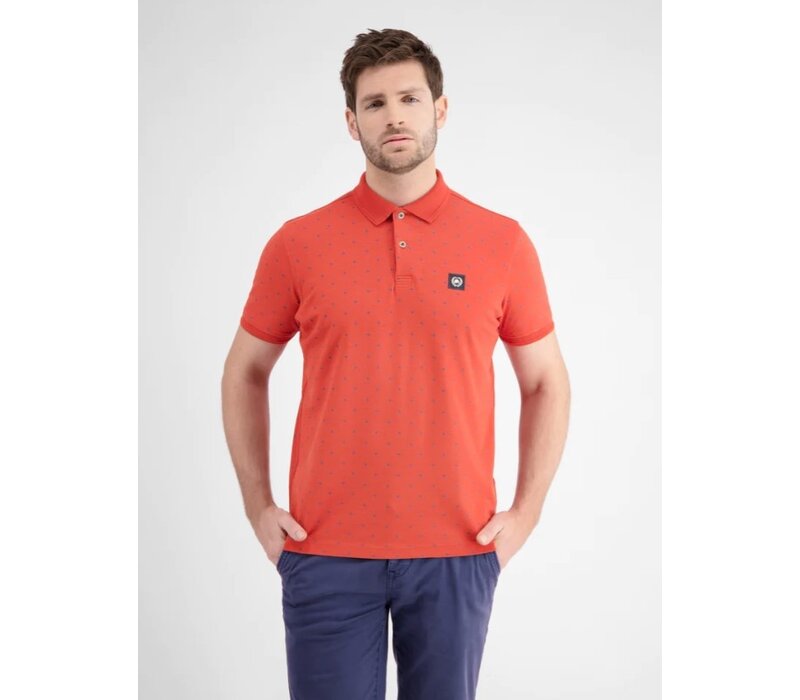 Lerros Polo Deep Coral Red