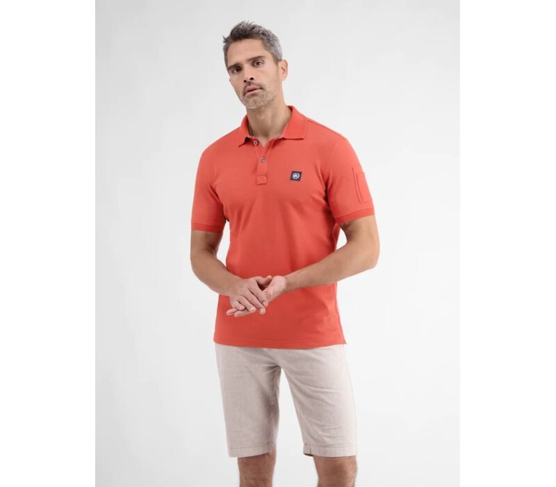 Lerros Polo Deep Coral Red