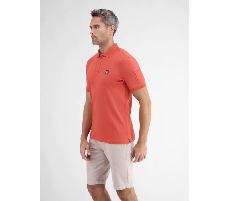 Lerros Polo Deep Coral Red