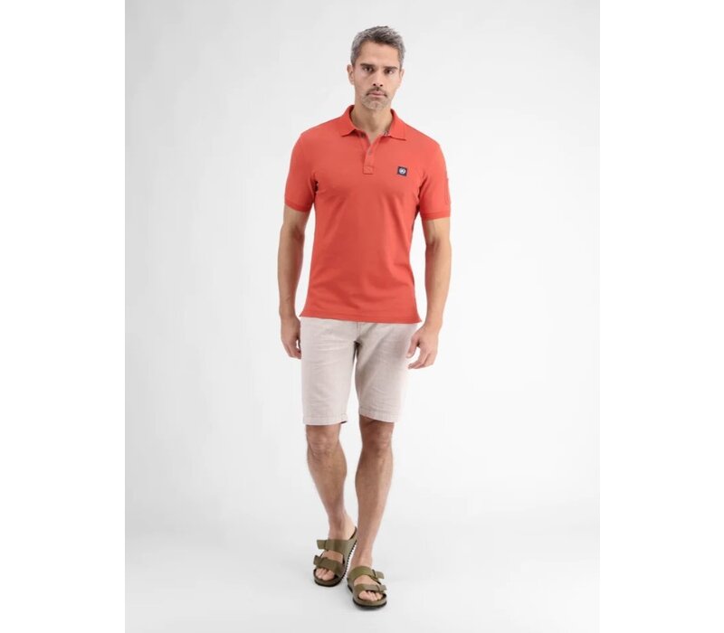 Lerros Polo Deep Coral Red