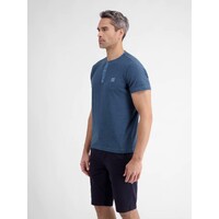 Lerros T-Shirt Serafino Storm Blue