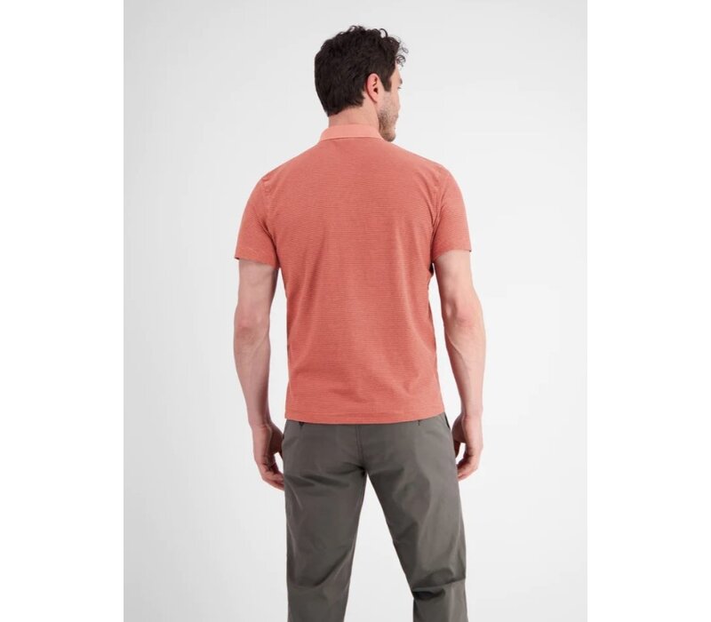 Lerros Polo Shirt Deep Coral Red