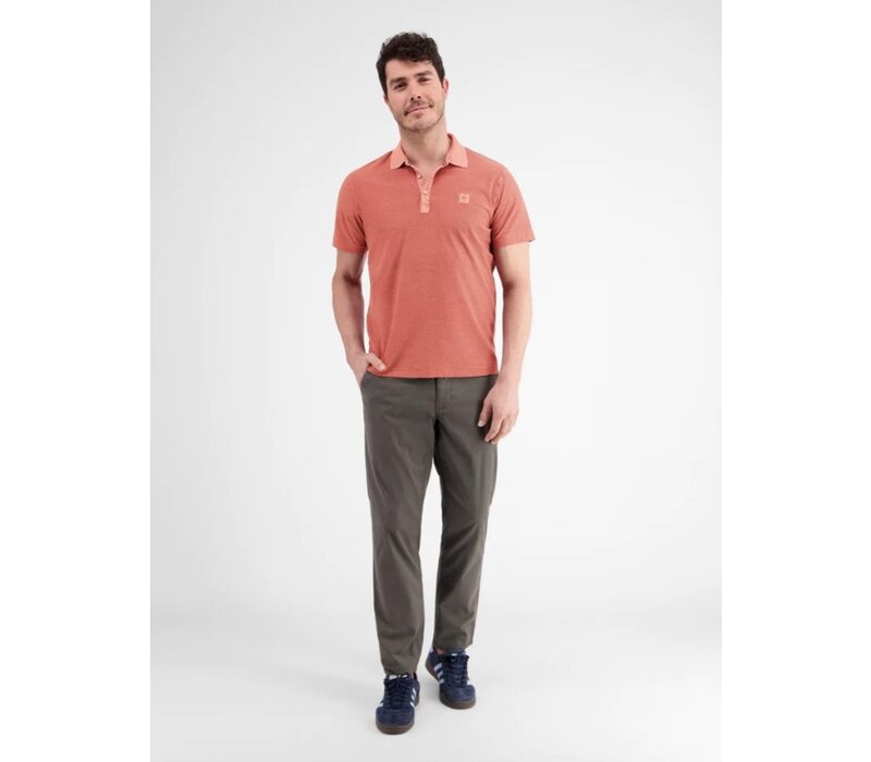 Lerros Polo Shirt Deep Coral Red