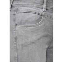 Street One York High Waist Light Grey Random Wash