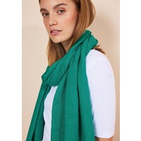 Street One Waffle Pleat Longscarf Intense Aqua