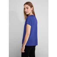 Street One Shirtblouse Splitneck Intense Royal Blue