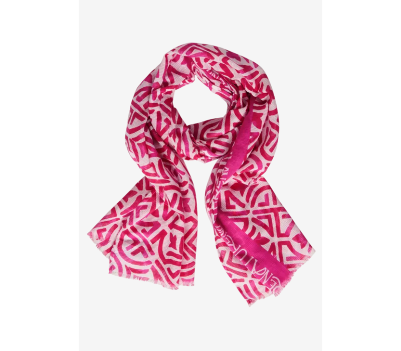 Street One Printed Longscarf Magnolia Pink