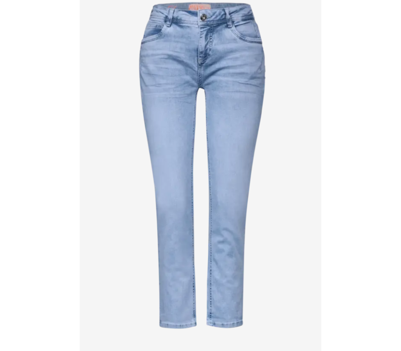 Street One Jane Mid Waist Super Light Blue Washed