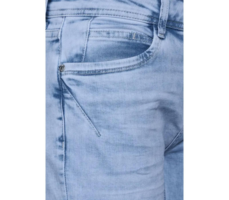 Street One Jane Mid Waist Super Light Blue Washed