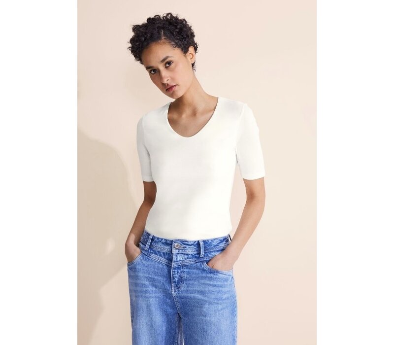 Street One Palmira Basic Shirt Off White