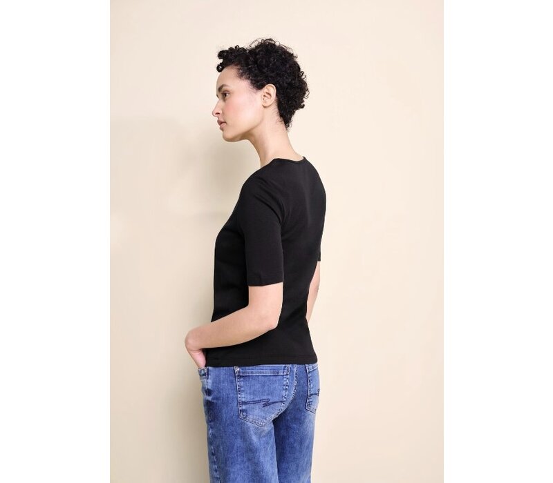 Street One Palmira Basic Shirt Black