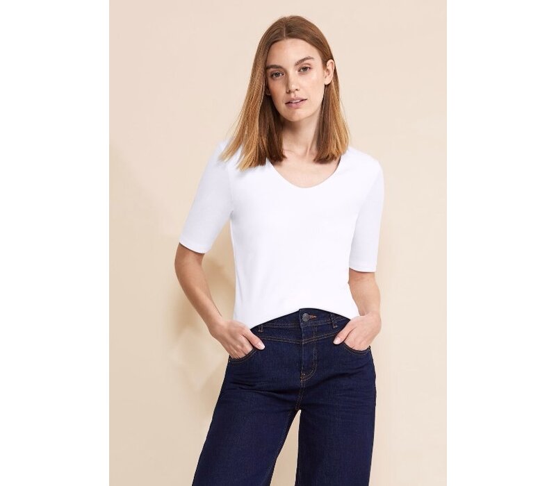 Street One Palmira Basic Shirt White