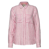 Street One Striped Shirtcollar Blouse Smell of Rose