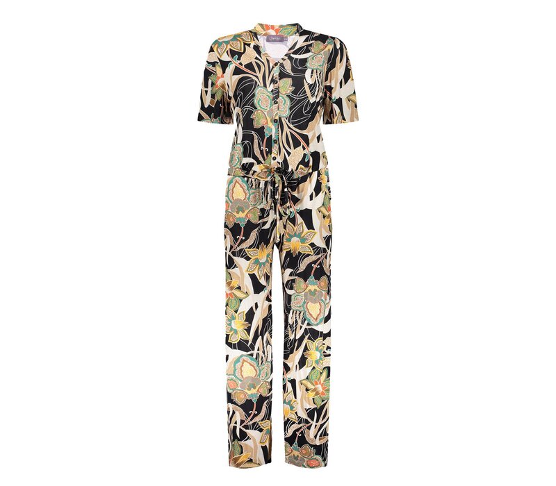 Geisha Jumpsuit Straight Leg Emerald