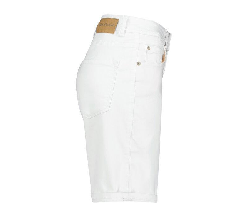 Red Button Relax Short Jog Colour White