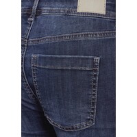 Street One Jane Mid Waist Bermuda Indigo Blue Washed