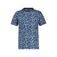 Lerros T-Shirt Serafino Storm Blue