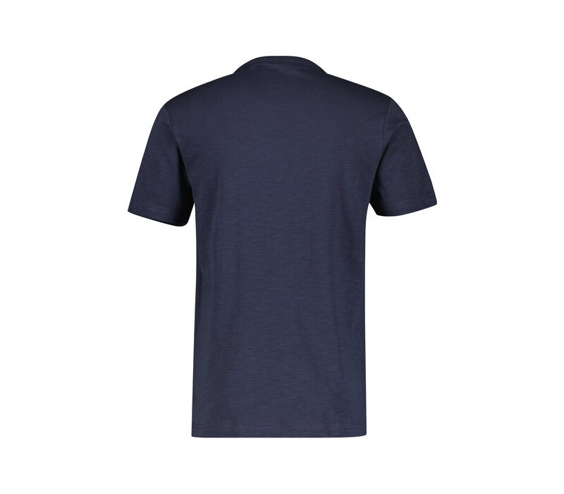 Lerros T-Shirt Serafino Classic Navy