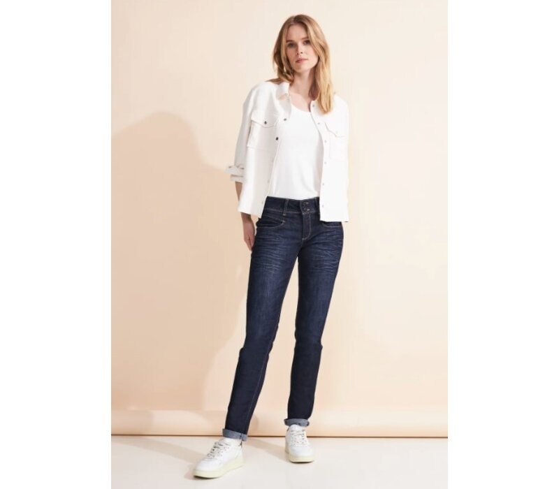 Street One Jane Mid Waist Blue Soft Wash