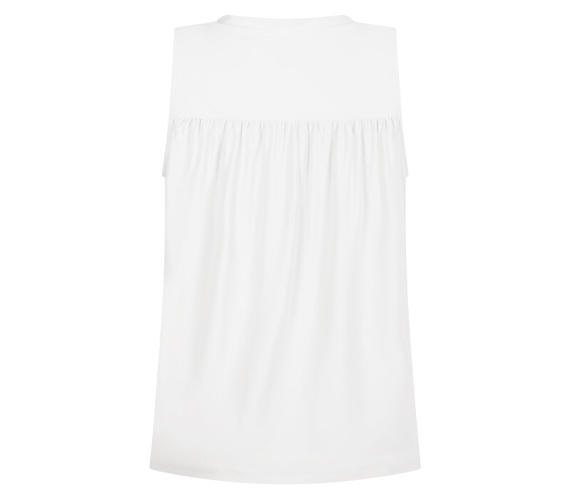 Zoso Luxury Viscose Top White