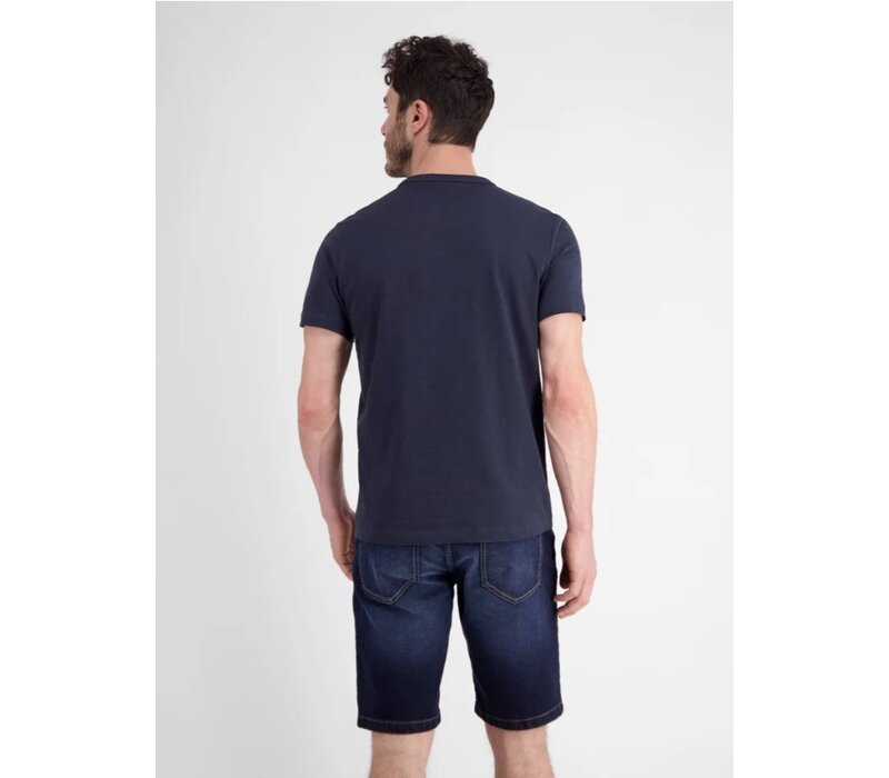 Lerros T-Shirt Serafino Classic Navy