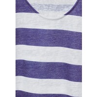 Street One Two-Color Stripemix Deep Water Blue