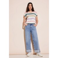 Street One Big Stripe Shirt Off White