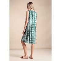 Street One Printed Sleeveless Dress Cool Vintage Green