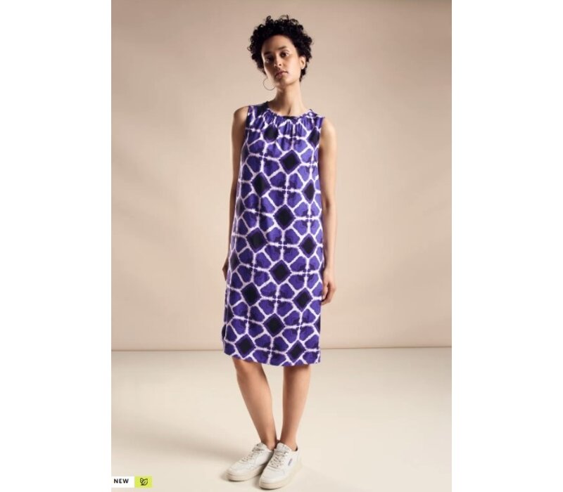 Street One Sleeveless Dress Violet Blue