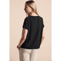 Street One 2 in 1 Chiffon Shirt Black