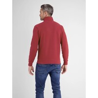 Lerros Structuur Trui Deep Garnet Red