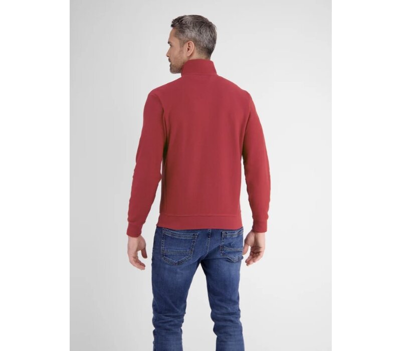 Lerros Structuur Trui Deep Garnet Red