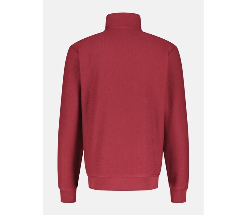 Lerros Structuur Trui Deep Garnet Red