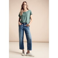 Street One Feminin Partprint Shirt Seafoam Green