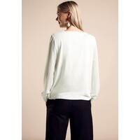 Street One Chiffon Matmix Shirt Off White